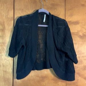 3/4 sleeve woven XL shrug